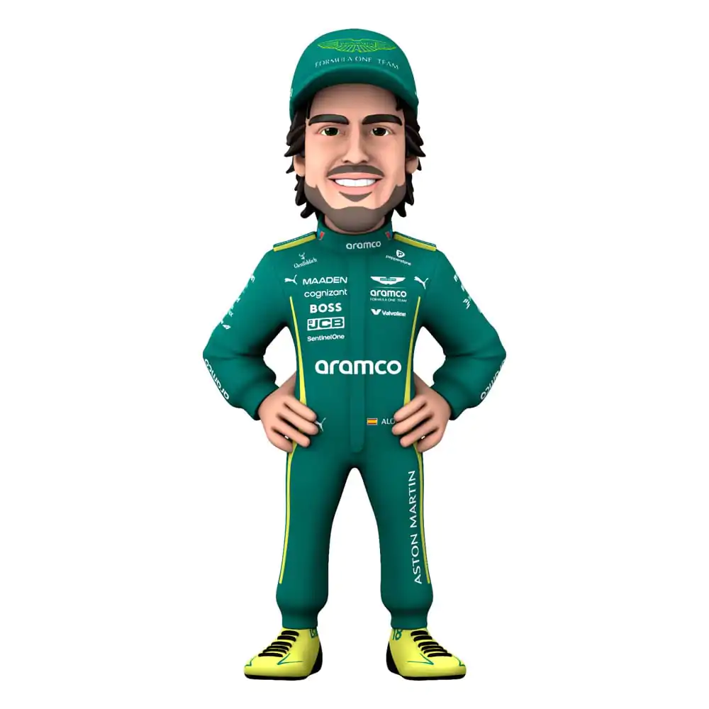 Figurină Formula 1 Minix Fernando Alonso (Aston Martin) 12 cm poza produsului