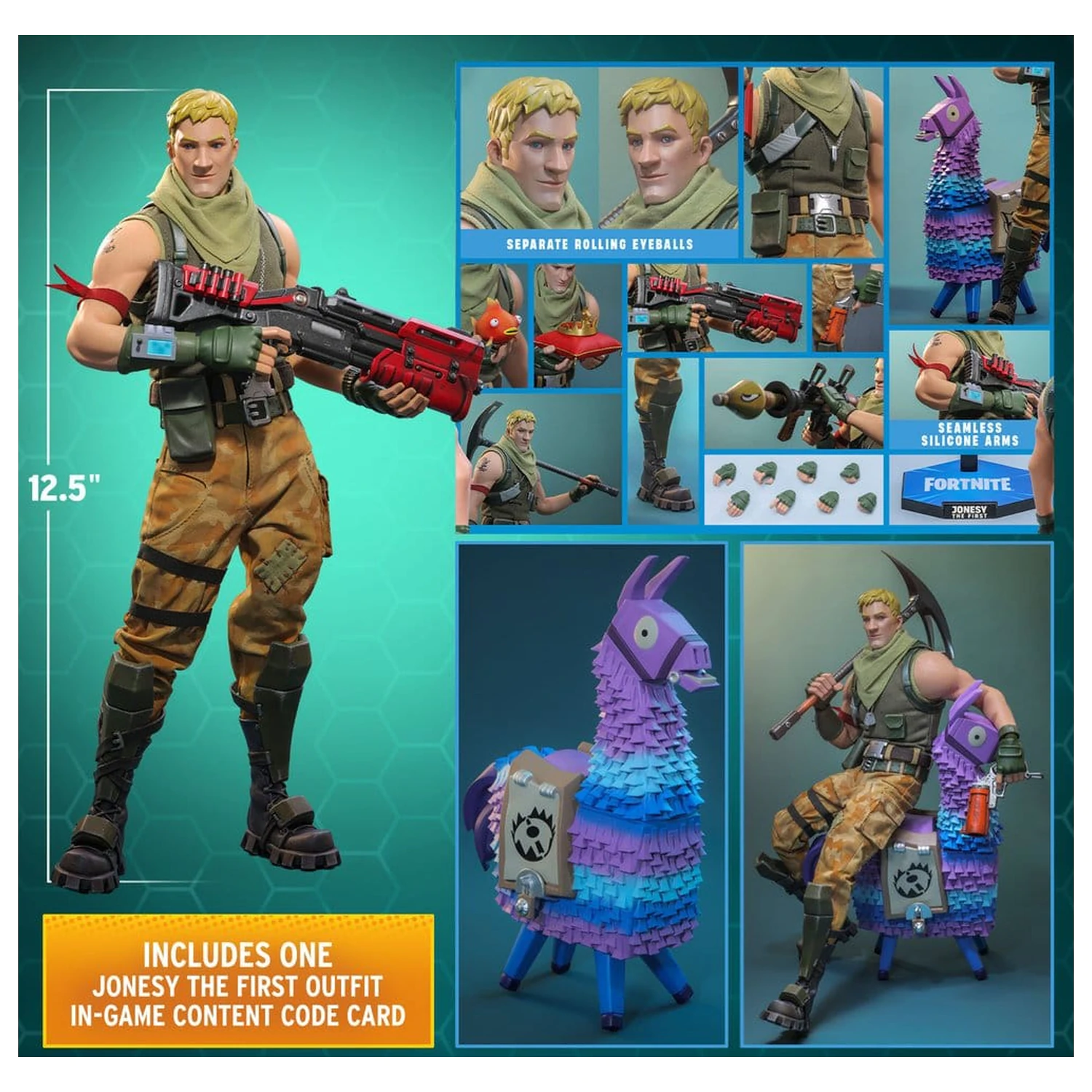 Figurina Fortnite Action Figure 1/6 Jonesy The First 32 cm poza produsului
