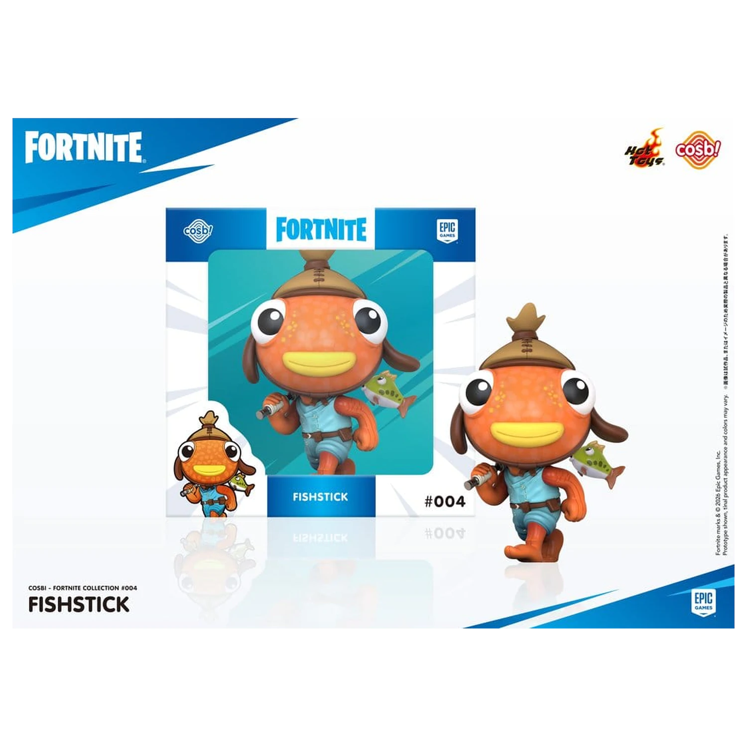 Fortnite Cosbi Mini Figurina Fishstick 8 cm poza produsului
