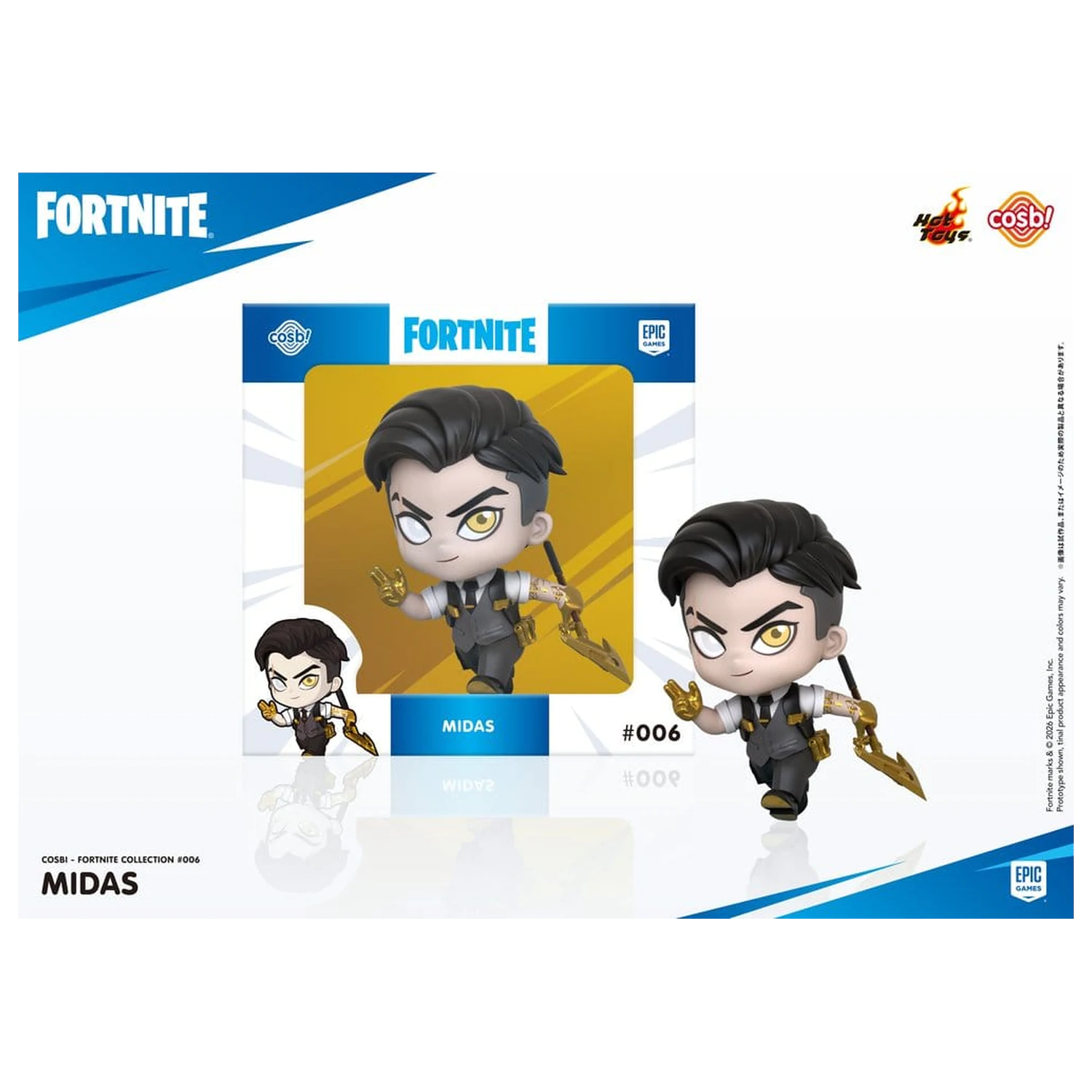 Fortnite Cosbi Mini Figura Midas 8 cm poza produsului