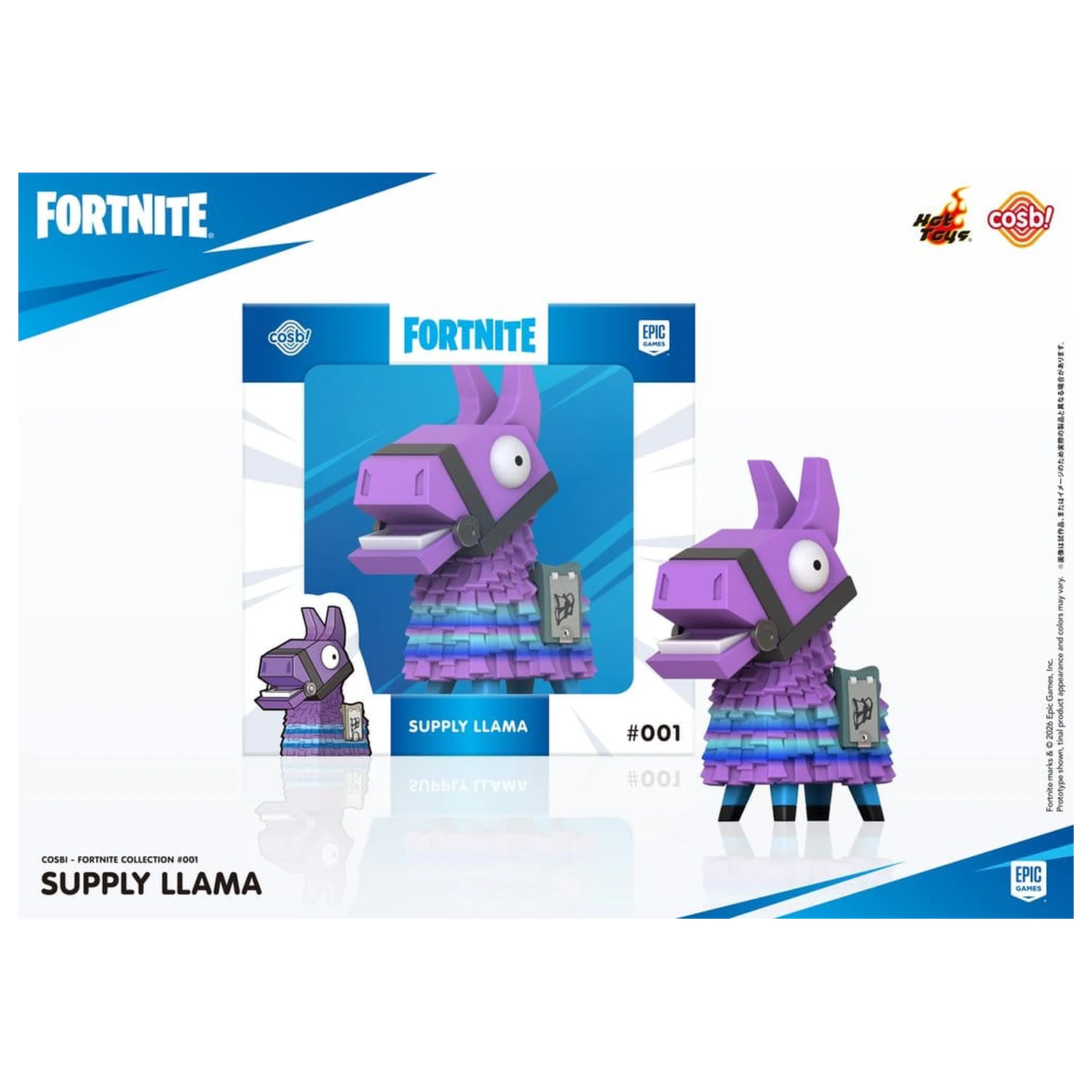 Fortnite Cosbi Mini Figurină Supply Llama 8 cm poza produsului