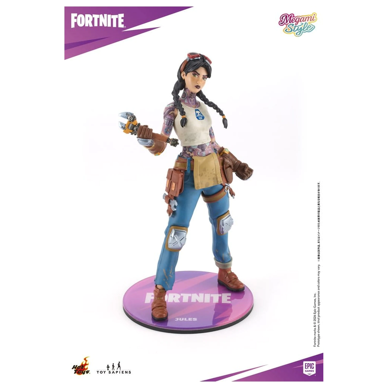 Fortnite Megami Style figura PVC 1/9 Jules 22 cm poza produsului