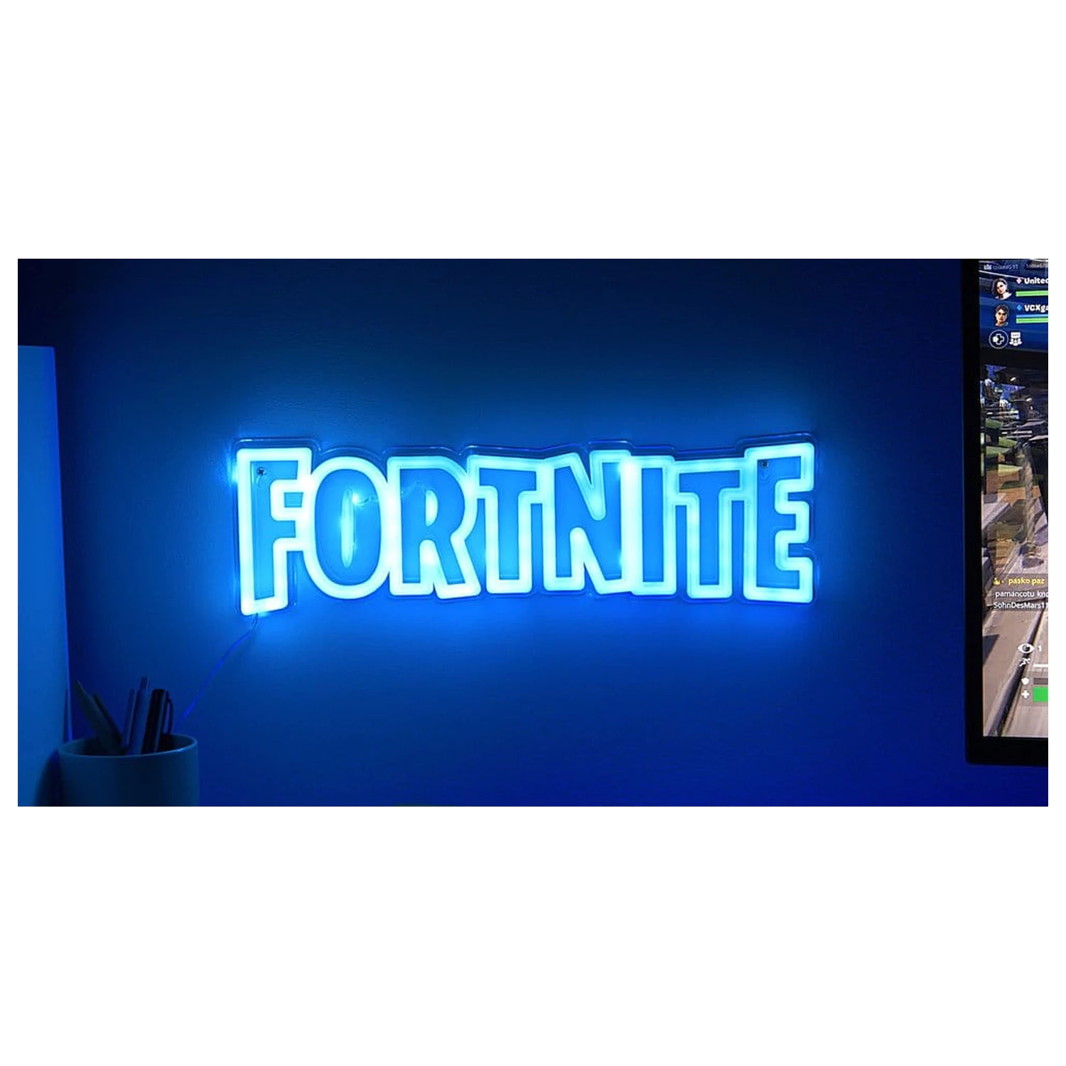 Lampa LED Neon Fortnite de Perete 40 cm poza produsului