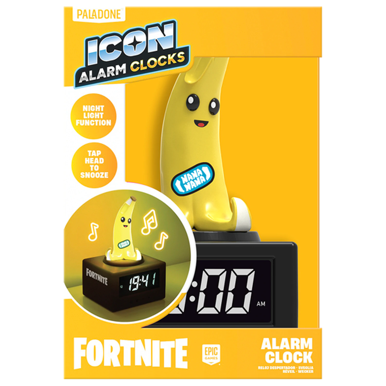 FORTNITE Peely Ceas desteptator 16.5cm poza produsului