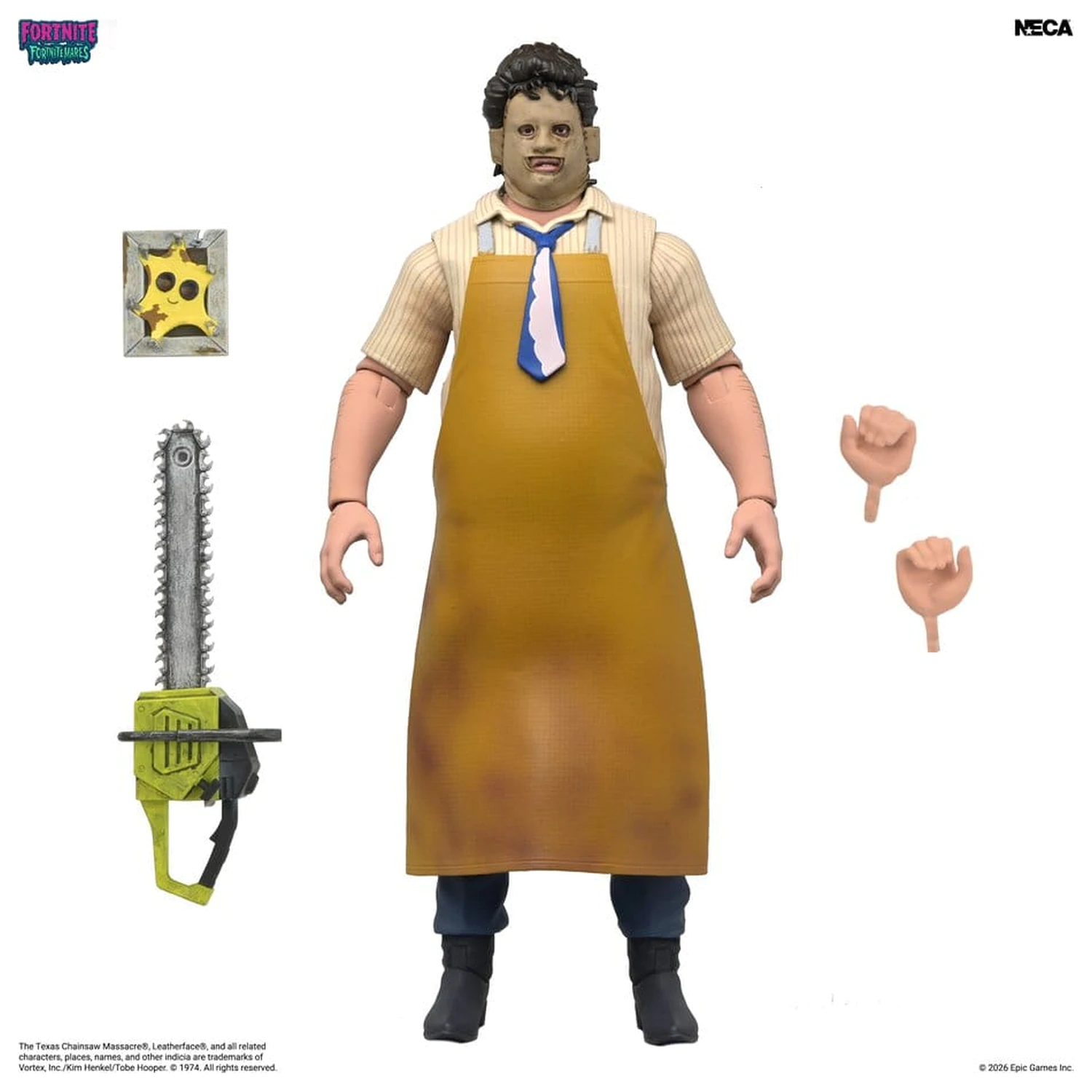 Fortnite/Texas Chainsaw Massacre Fortnitemares Figurina de acțiune Leatherface 18 cm poza produsului