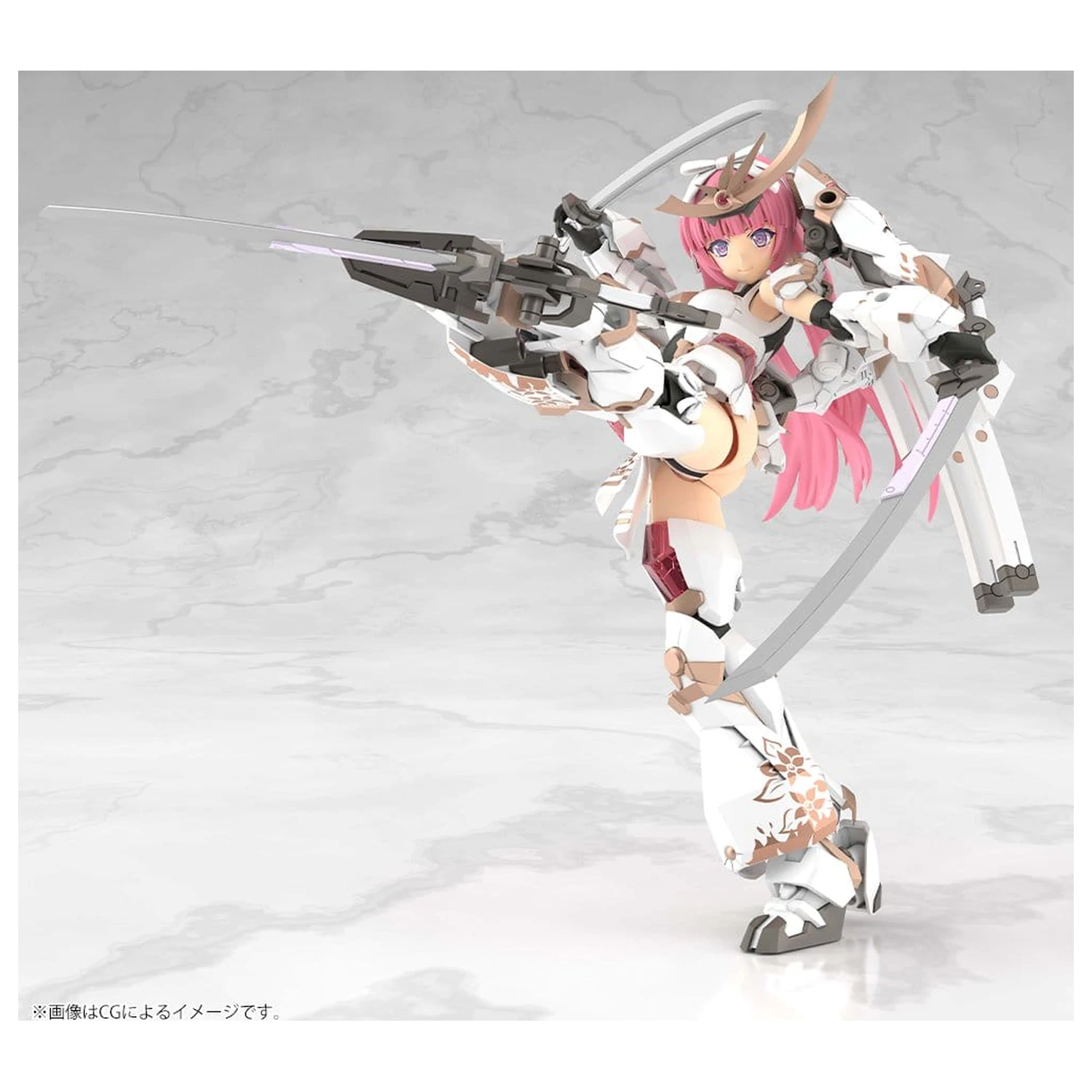 Frame Arms Girl Plastic Model Kit Grand Scale Magatsuki Kikka 25 cm poza produsului
