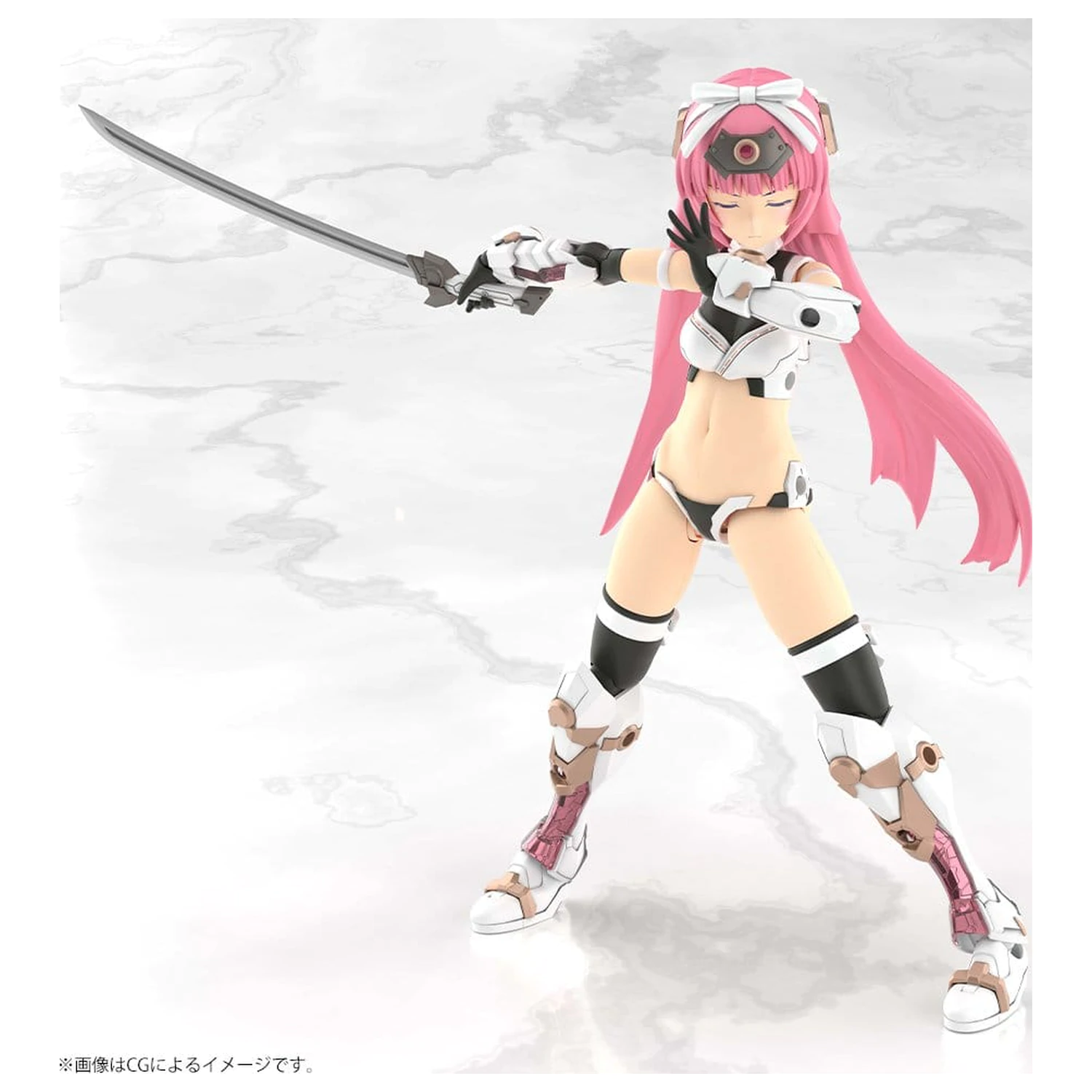 Frame Arms Girl Plastic Model Kit Grand Scale Magatsuki Kikka 25 cm poza produsului