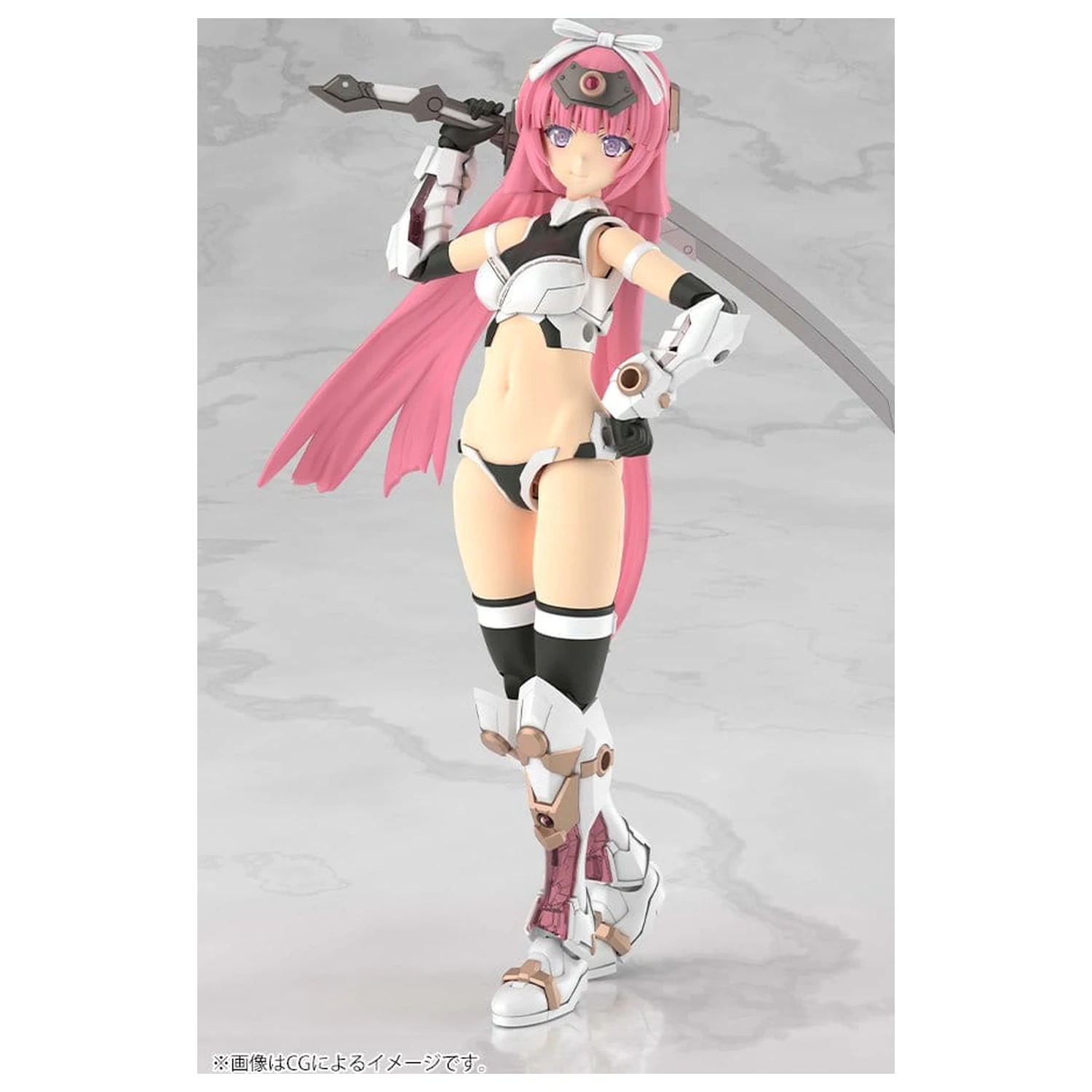 Frame Arms Girl Plastic Model Kit Grand Scale Magatsuki Kikka 25 cm poza produsului