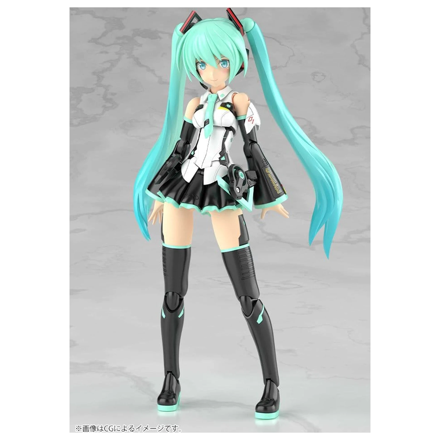 Frame Arms Girl Plastic Model Kit Grande Scale Frame Music Girl Hatsune Miku 25 cm poza produsului