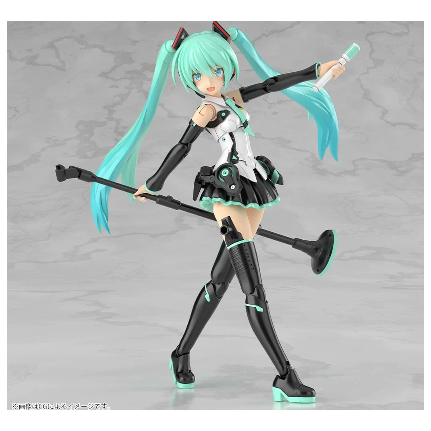 Frame Arms Girl Plastic Model Kit Grande Scale Frame Music Girl Hatsune Miku 25 cm poza produsului