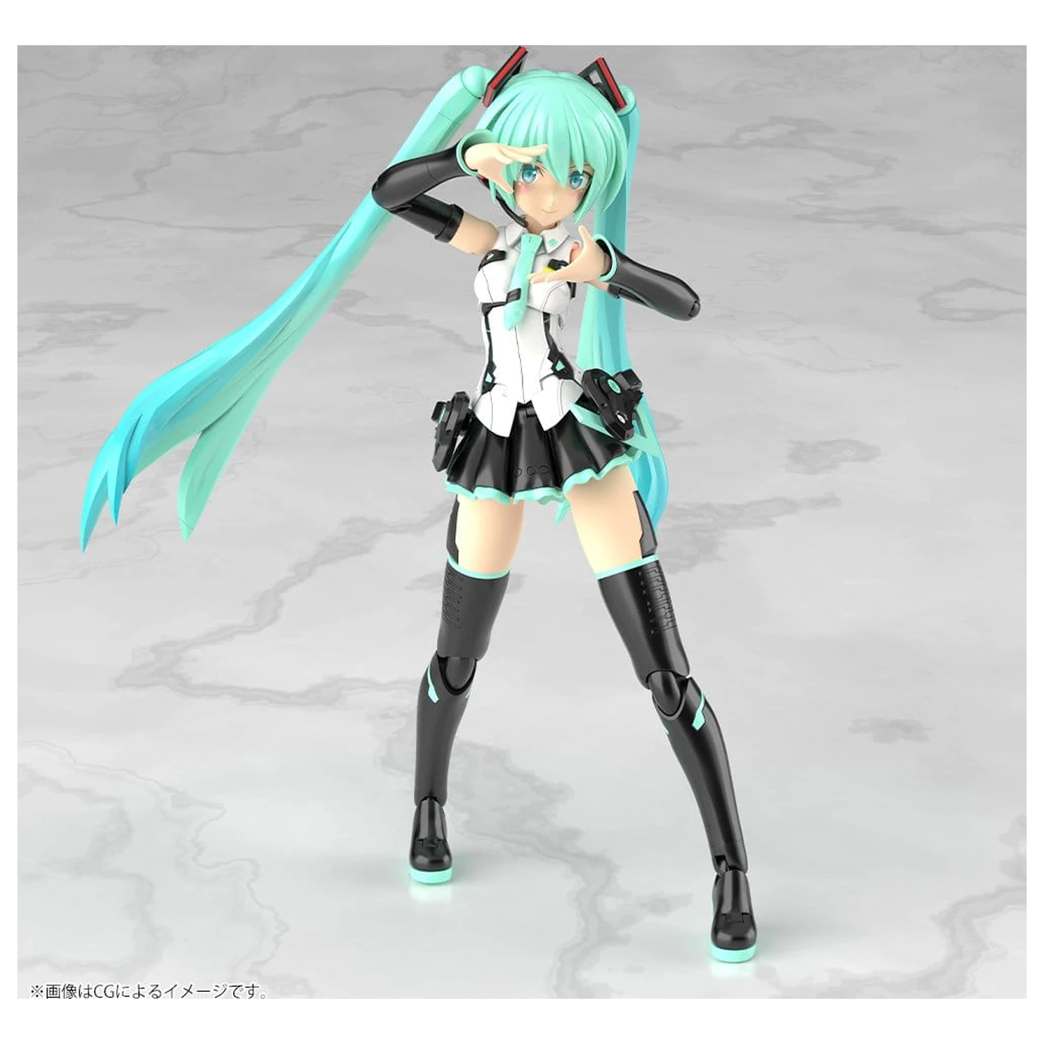 Frame Arms Girl Plastic Model Kit Grande Scale Frame Music Girl Hatsune Miku 25 cm poza produsului