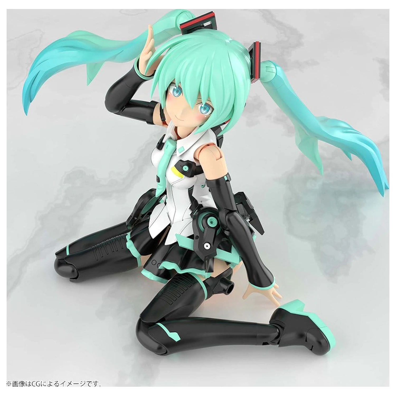Frame Arms Girl Plastic Model Kit Grande Scale Frame Music Girl Hatsune Miku 25 cm poza produsului