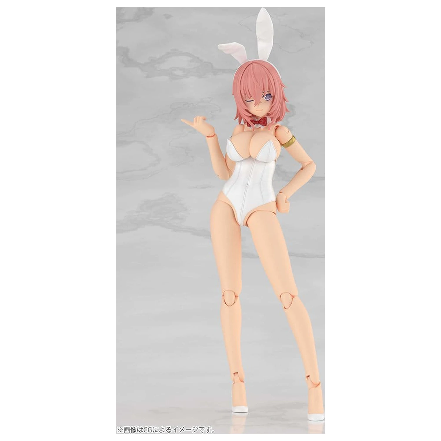 Frame Arms Girl Kit model din plastic Durga I Bunny Style White 18 cm poza produsului