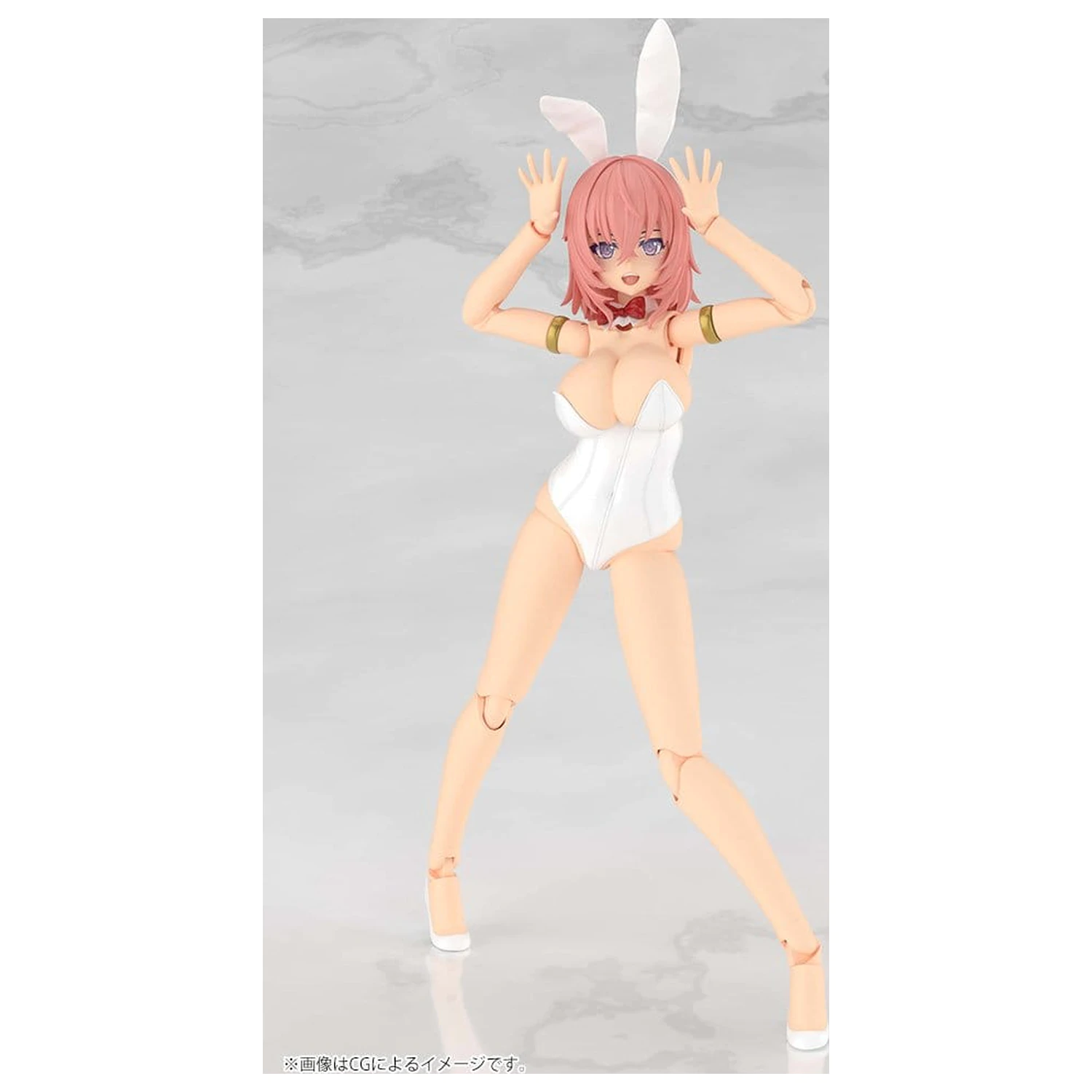 Frame Arms Girl Kit model din plastic Durga I Bunny Style White 18 cm poza produsului
