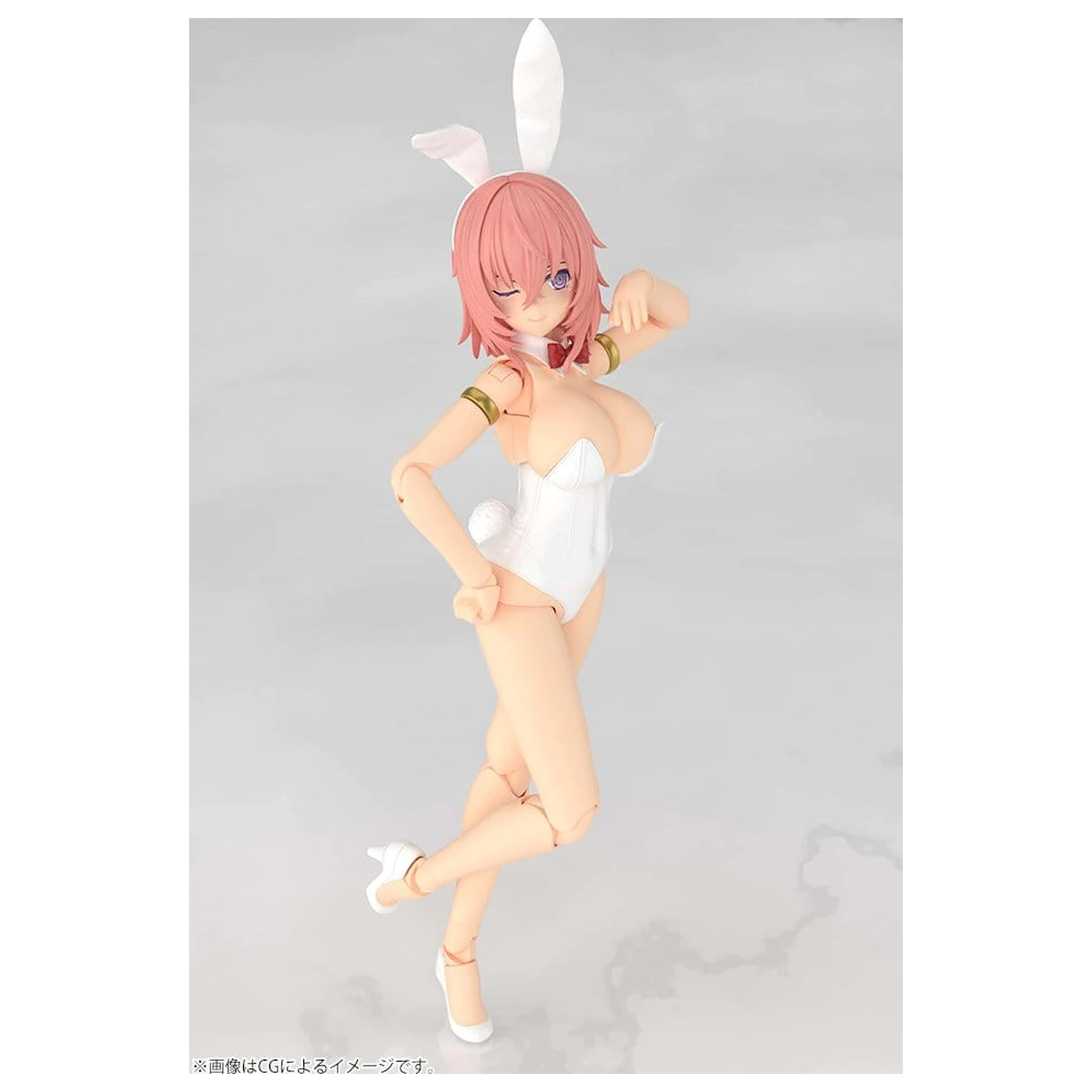 Frame Arms Girl Kit model din plastic Durga I Bunny Style White 18 cm poza produsului
