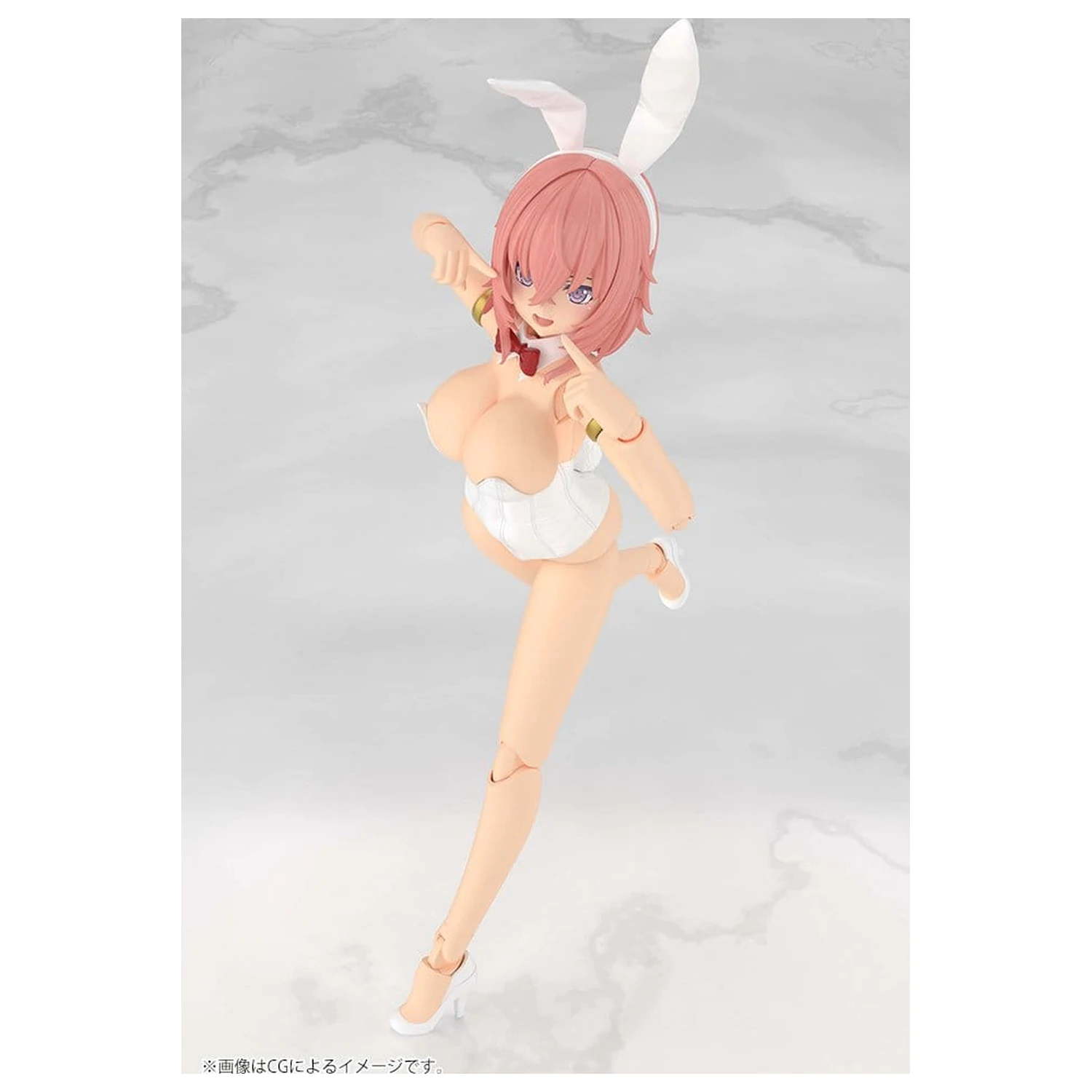 Frame Arms Girl Kit model din plastic Durga I Bunny Style White 18 cm poza produsului