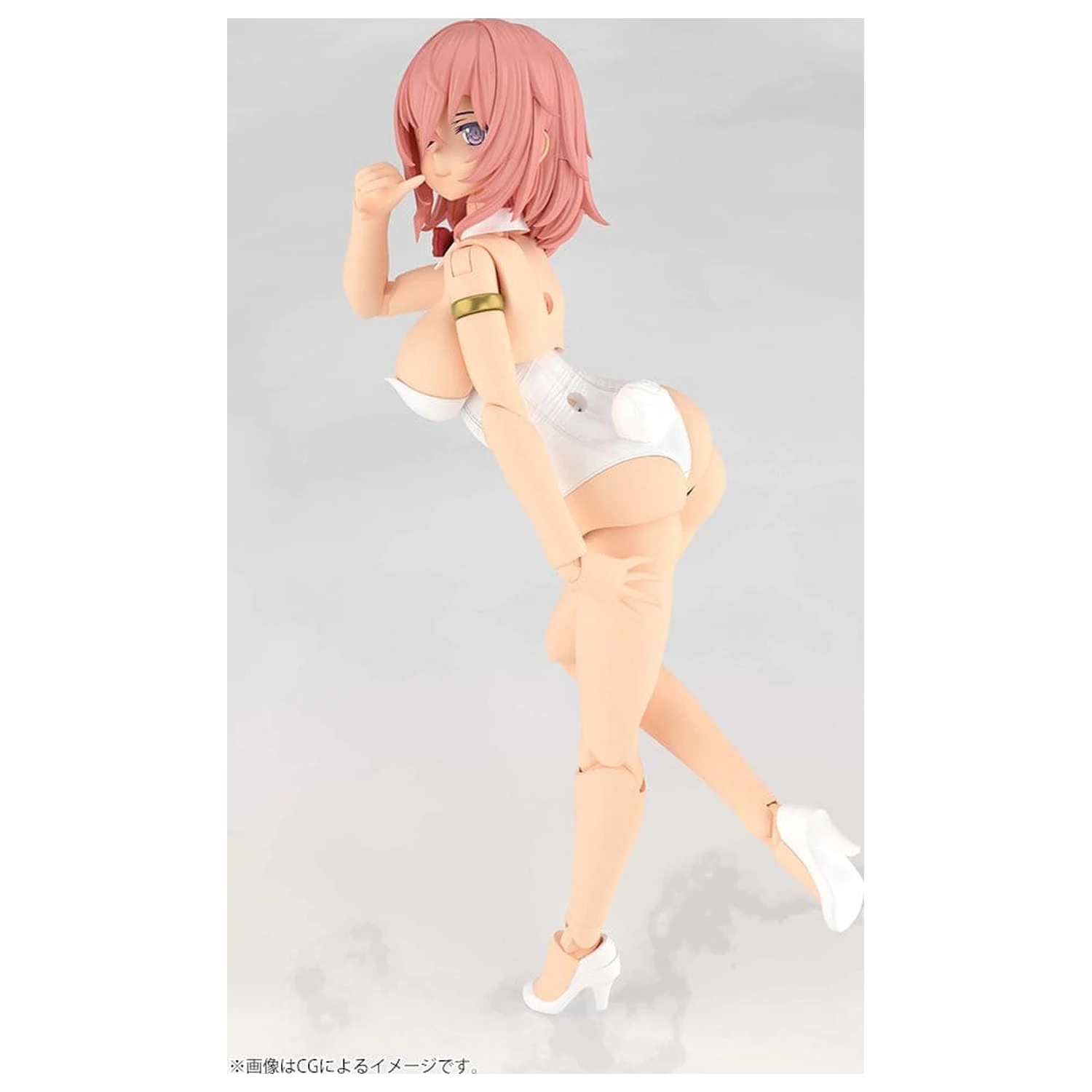 Frame Arms Girl Kit model din plastic Durga I Bunny Style White 18 cm poza produsului