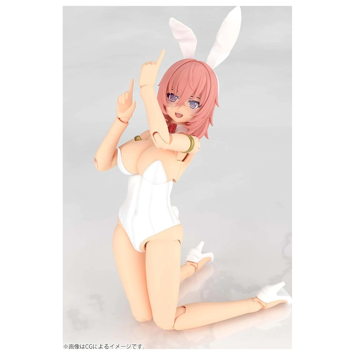 Frame Arms Girl Kit model din plastic Durga I Bunny Style White 18 cm poza produsului