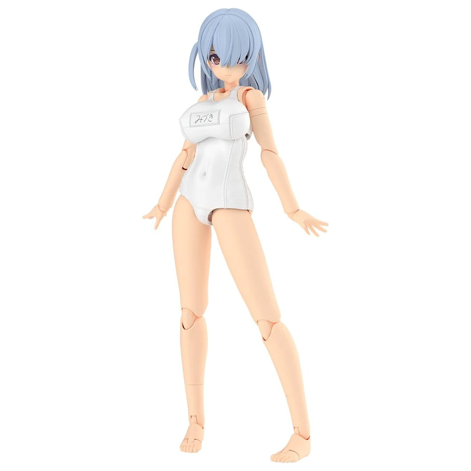 Frame Arms Girl Plastic Model Kit Mizuki School Swimsuits White Ver. 16 cm poza produsului
