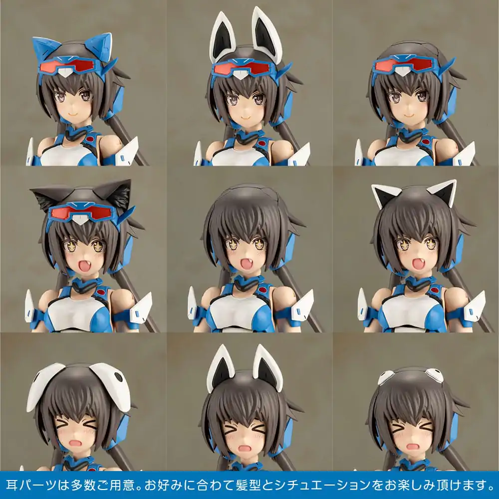 Frame Arms Girl Kit Model din Plastic Stylet Costum de baie Blue Impulse Color Ver. 16 cm poza produsului