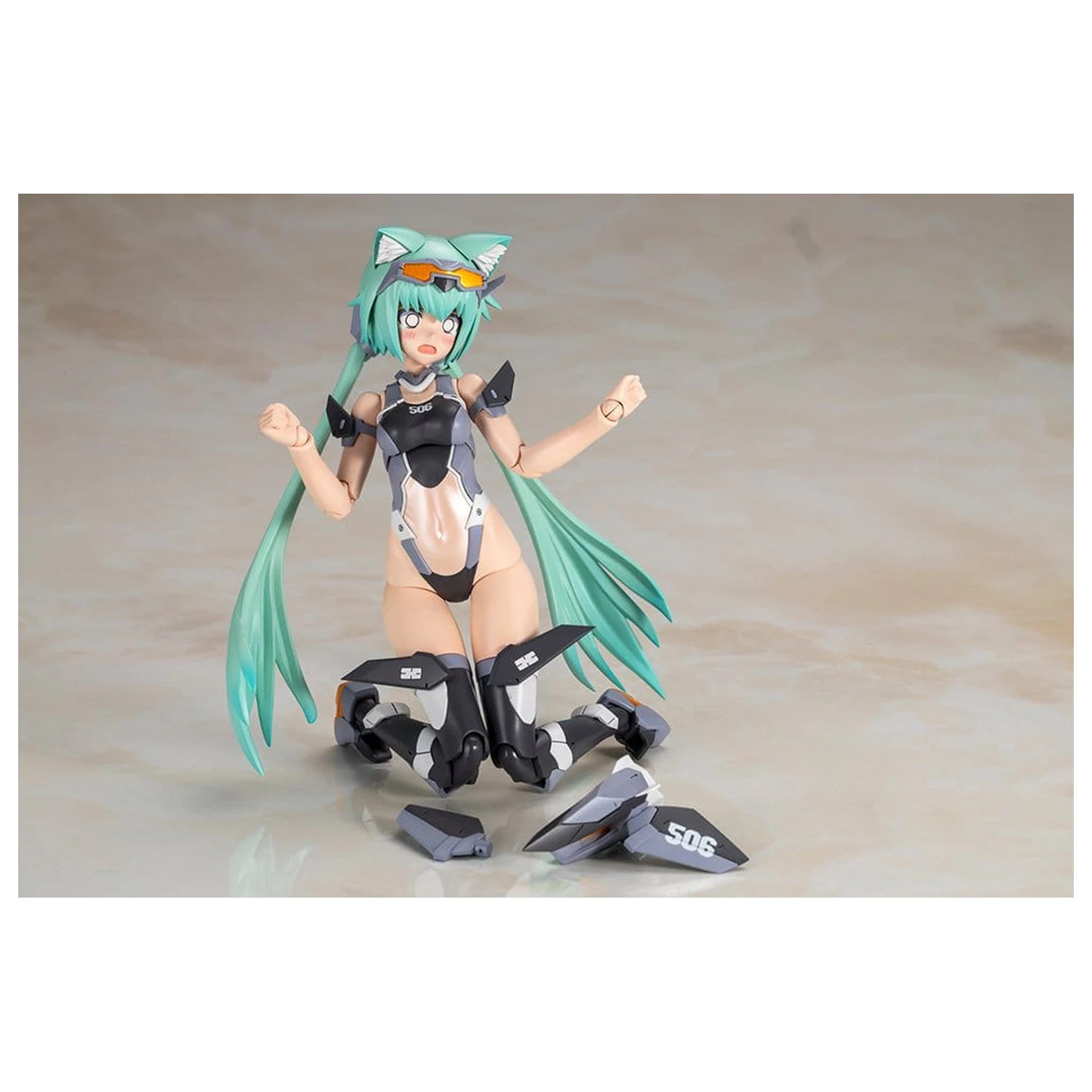 Frame Arms Girl Plastic Model Kit Stylet Swimsuit Low Visibility Ver. 16 cm poza produsului