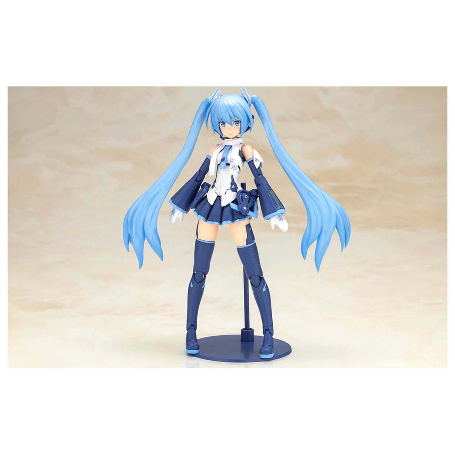Frame Arms Girl x Hatsune Miku Kit Model din plastic Frame Music Girl Snow Miku Another Color Ver. 15 cm poza produsului