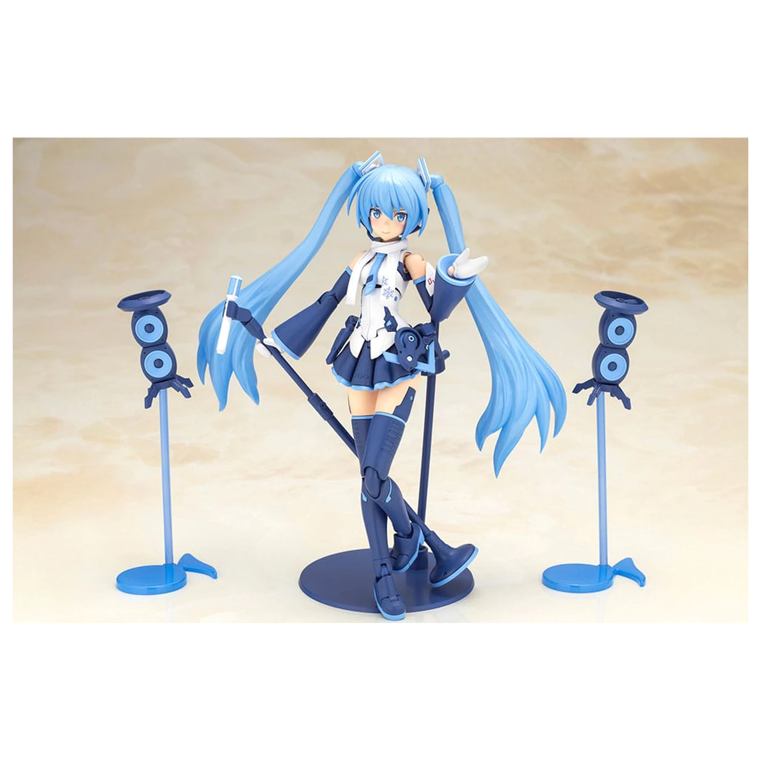 Frame Arms Girl x Hatsune Miku Kit Model din plastic Frame Music Girl Snow Miku Another Color Ver. 15 cm poza produsului