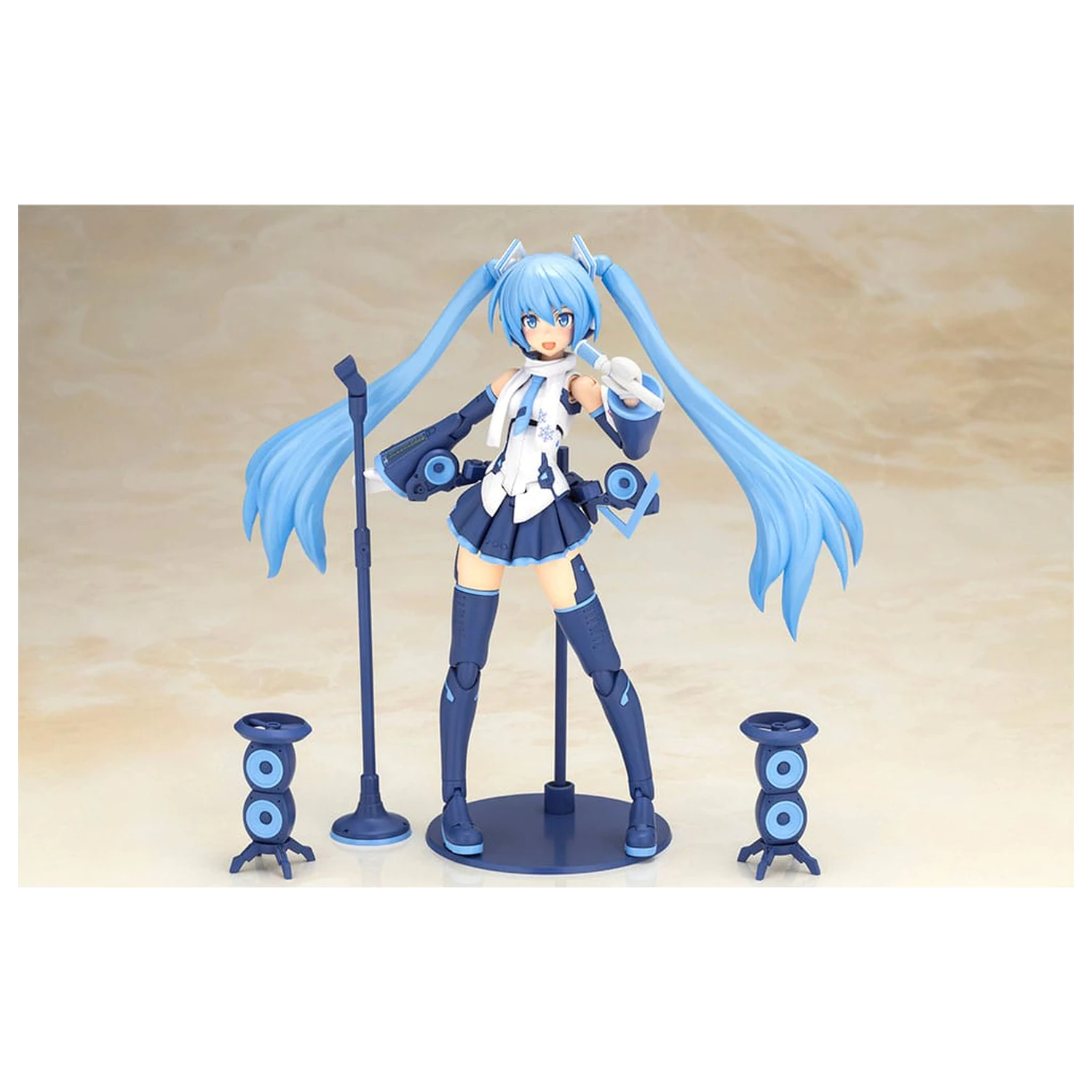 Frame Arms Girl x Hatsune Miku Kit Model din plastic Frame Music Girl Snow Miku Another Color Ver. 15 cm poza produsului