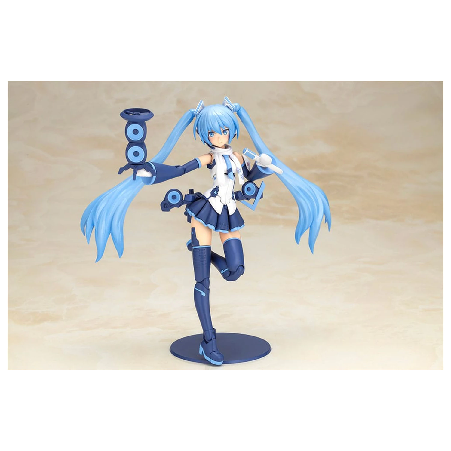 Frame Arms Girl x Hatsune Miku Kit Model din plastic Frame Music Girl Snow Miku Another Color Ver. 15 cm poza produsului
