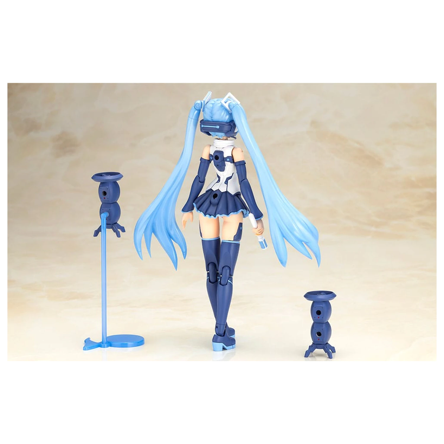 Frame Arms Girl x Hatsune Miku Kit Model din plastic Frame Music Girl Snow Miku Another Color Ver. 15 cm poza produsului