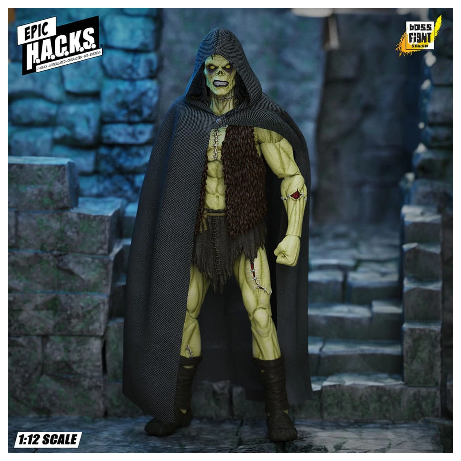Frankenstein's Monster Epic H.A.C.K.S. figurina de actiune 1/12 Undead Creature 19 cm poza produsului