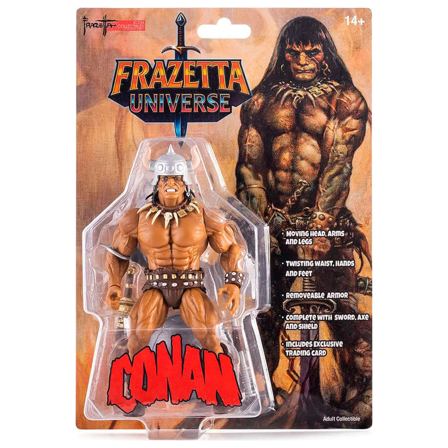 Frazetta Icon Conan The Barbarian figurina 14cm poza produsului