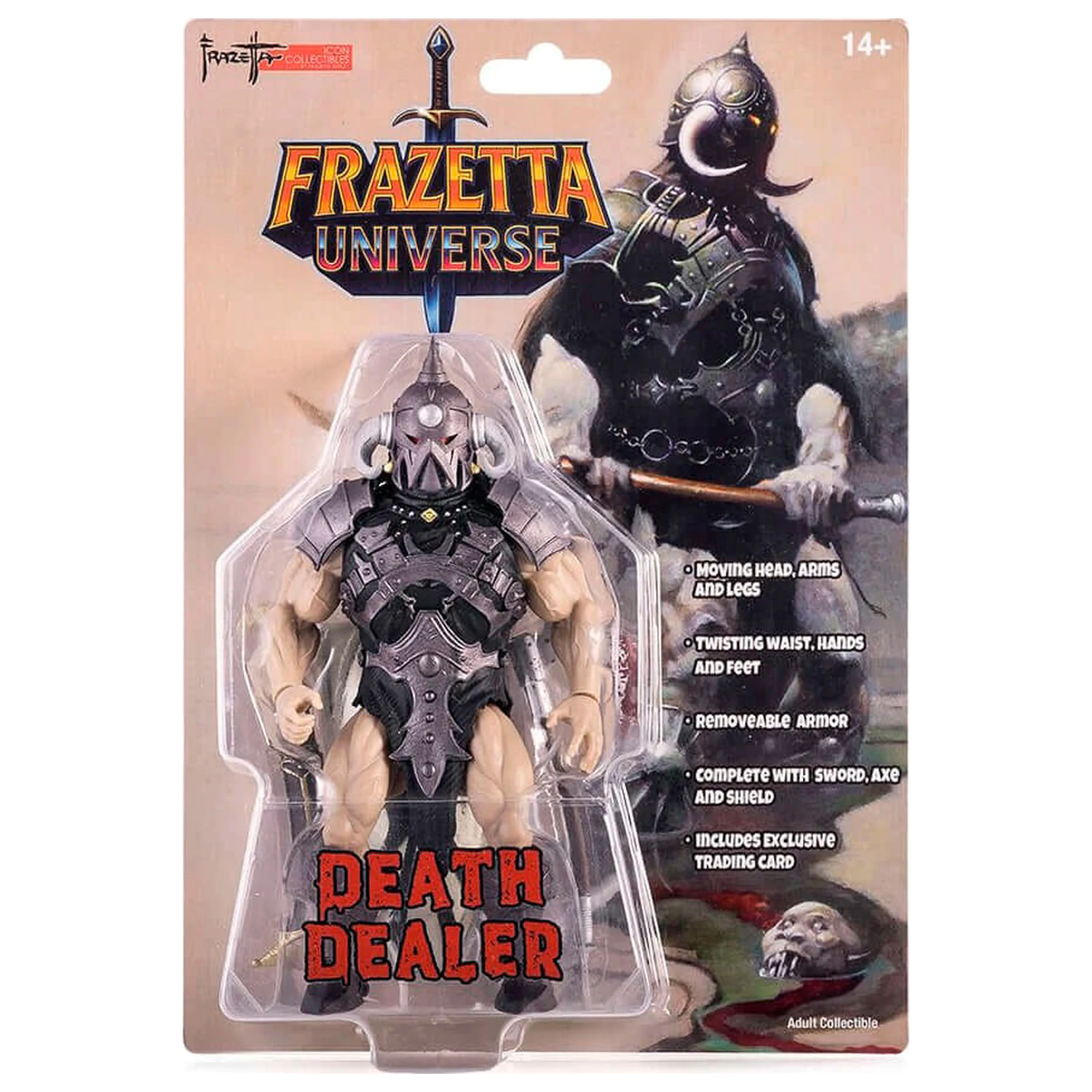 Frazetta Icon Death Dealer figura 14cm poza produsului