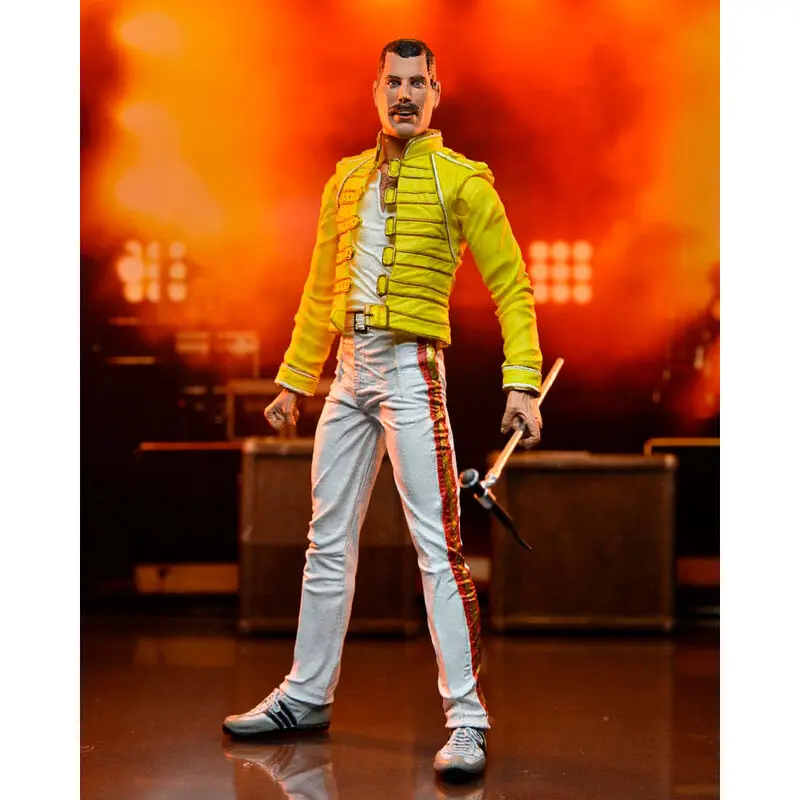 Figurină de acțiune Freddie Mercury (Jachetă Galbenă) 18 cm poza produsului