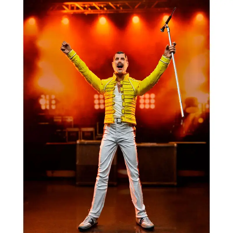 Figurină de acțiune Freddie Mercury (Jachetă Galbenă) 18 cm poza produsului