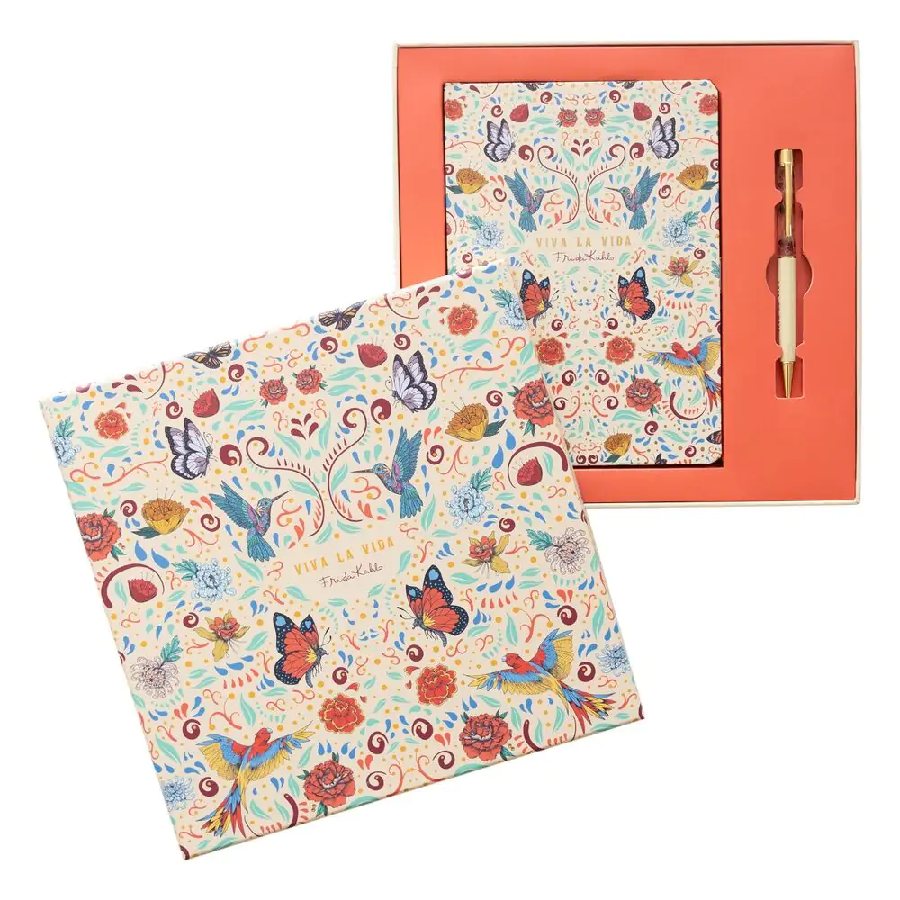 Frida Kahlo Notebook A5 + Set stilou poza produsului