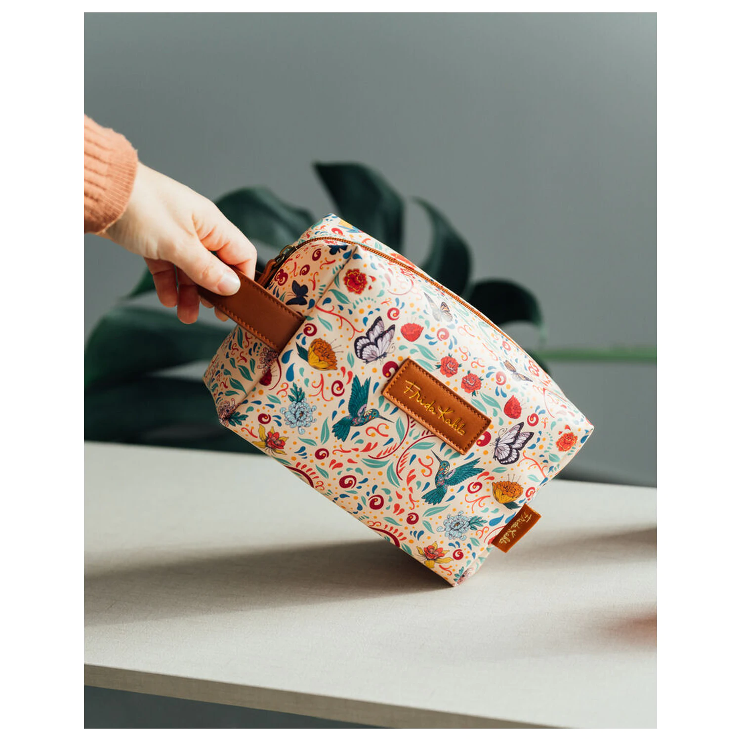 Frida Kahlo Long Live Life vanity case poza produsului