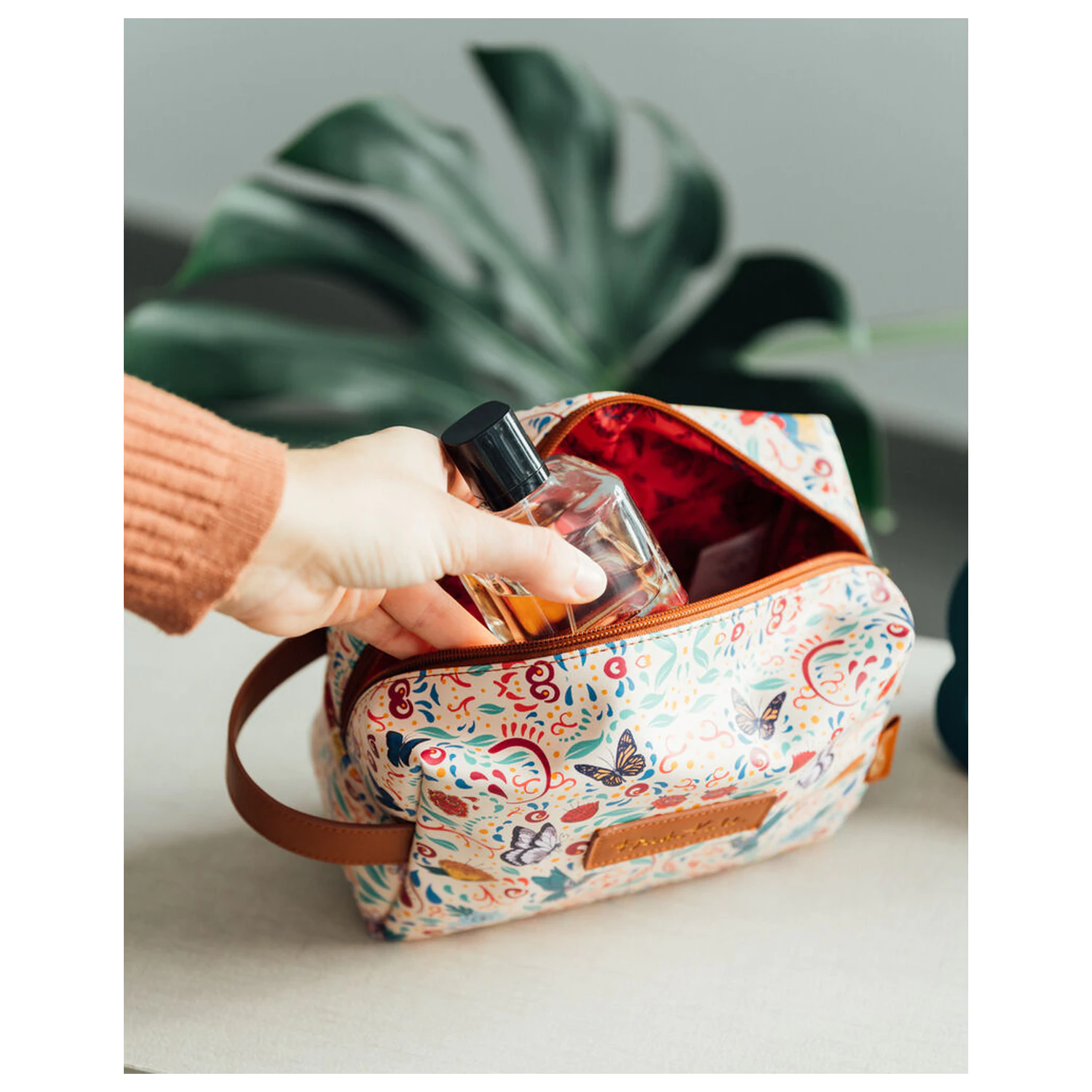 Frida Kahlo Long Live Life vanity case poza produsului