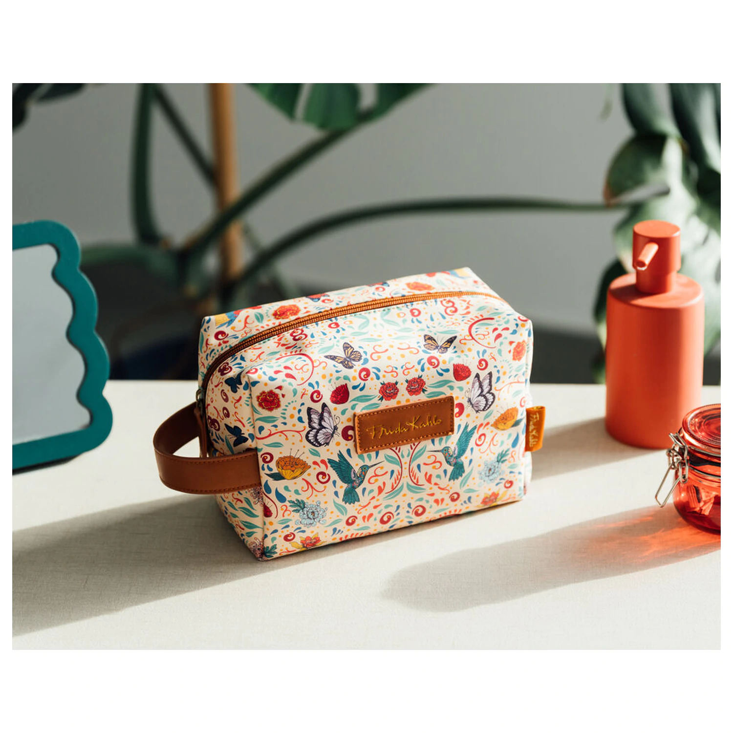Frida Kahlo Long Live Life vanity case poza produsului