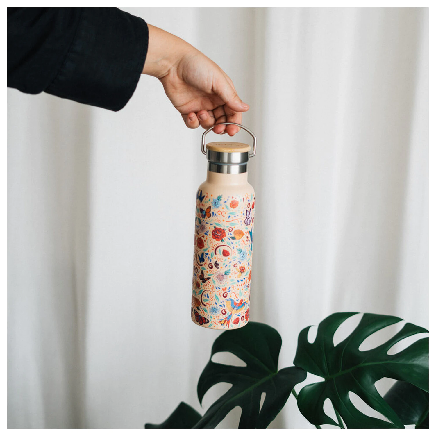 Frida Kahlo Long Live Life sticla din otel inoxidabil 500ml poza produsului