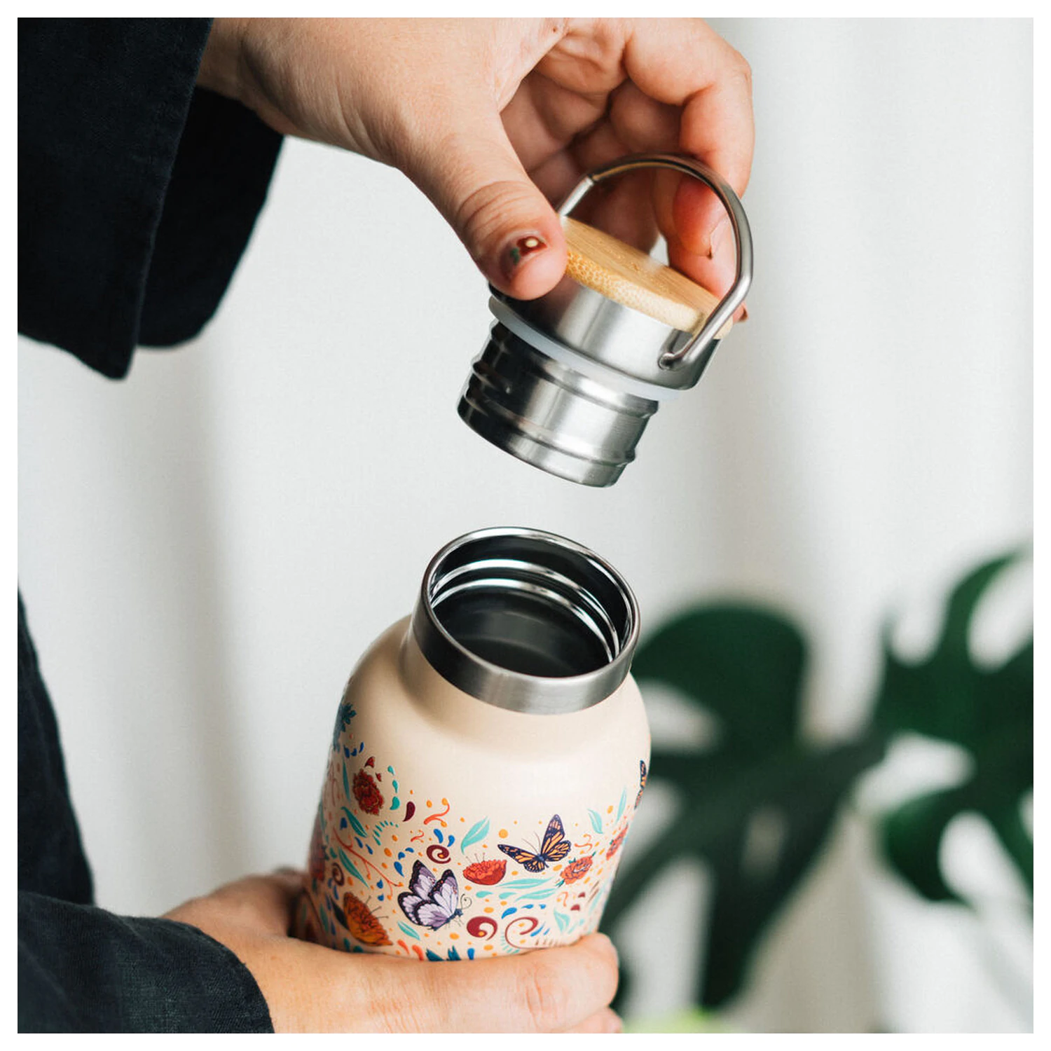 Frida Kahlo Long Live Life sticla din otel inoxidabil 500ml poza produsului