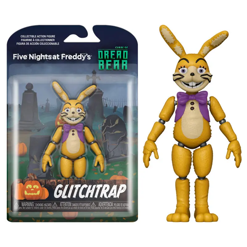 Figurină de acțiune Five Nights at Freddy's Dreadbear Glitchtrap 13 cm poza produsului