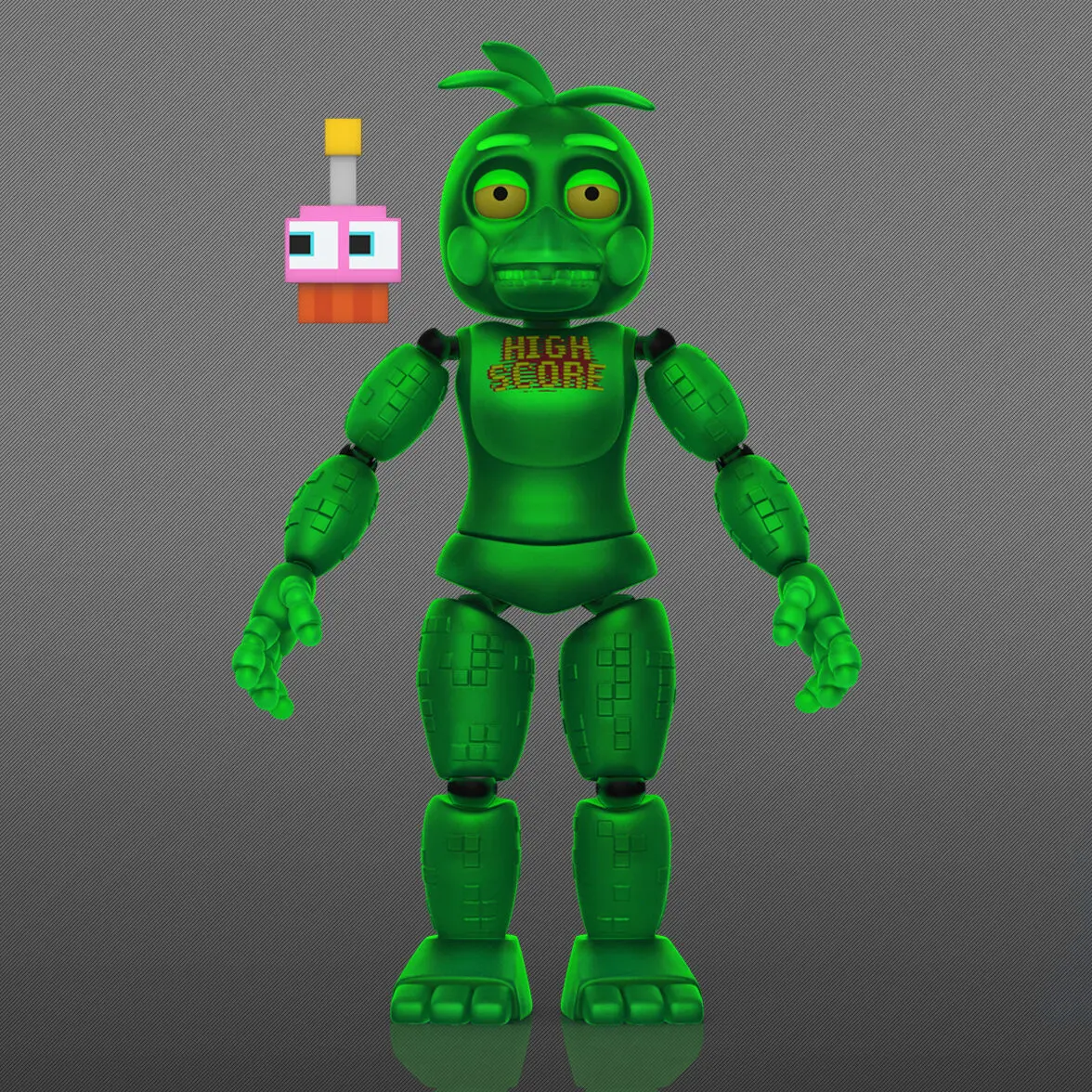 Figurină Acțiune Five Nights at Freddy's High Score Chica (GW) 13 cm poza produsului