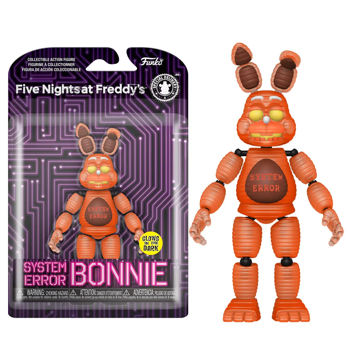 Figurină Five Nights at Freddy's Action Figure System Error Bonnie (GW) 13 cm poza produsului