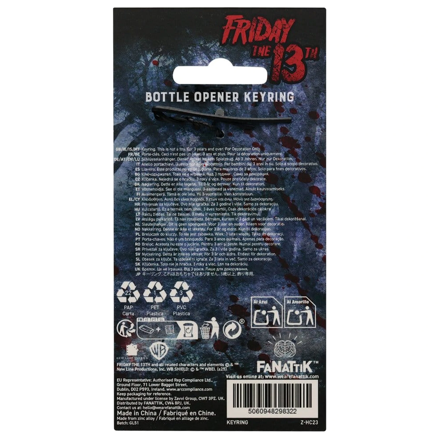 Friday the 13th Desfacator de sticle Masca de hochei poza produsului