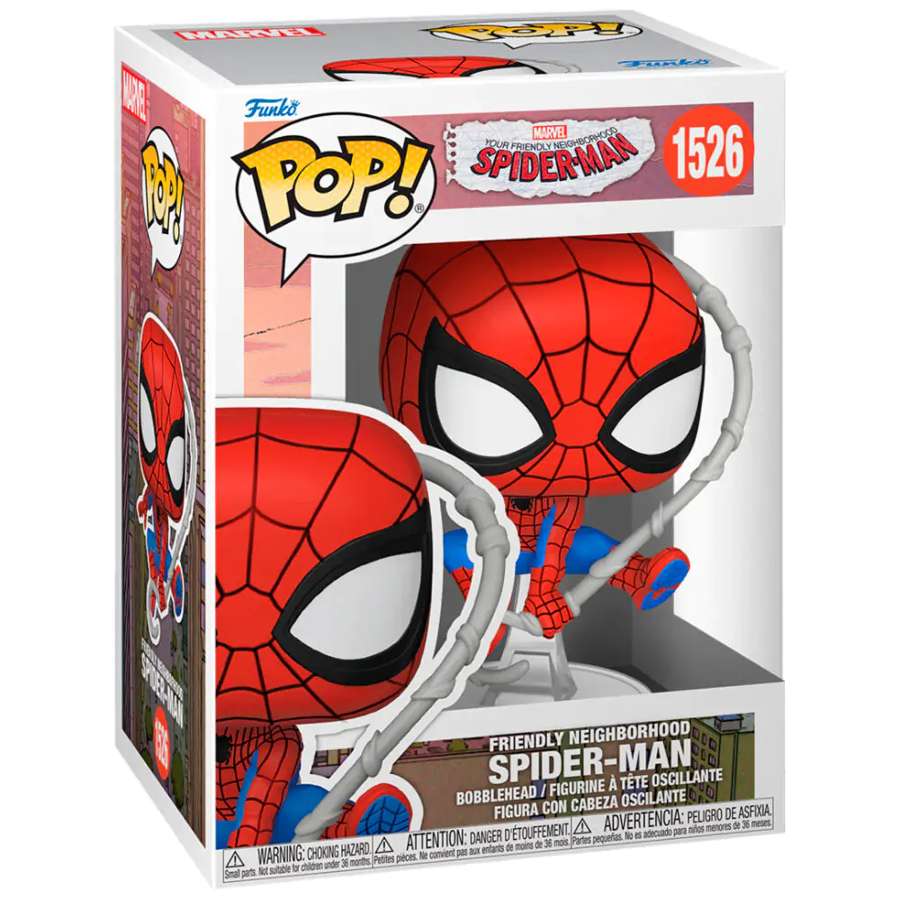 Friendly Neighborhood Spider-Man Funko POP! Figurina din vinil Spider-Man (Final Suit) 9 cm poza produsului