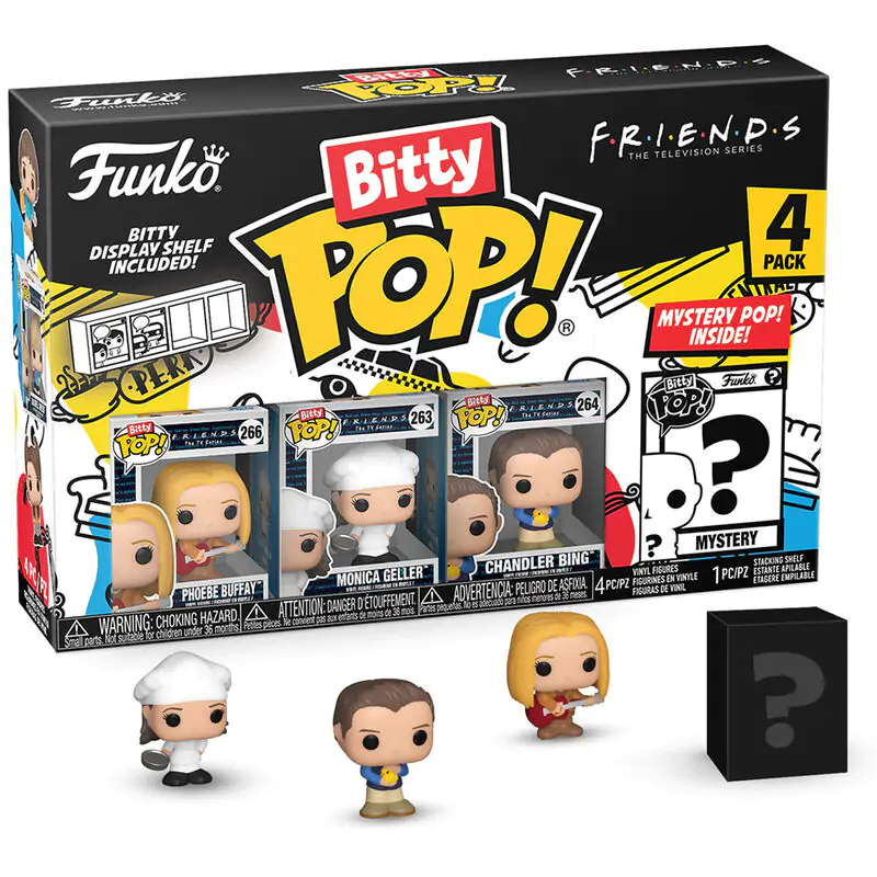 Blister 4 figurine Bitty POP Friends Phoebe poza produsului