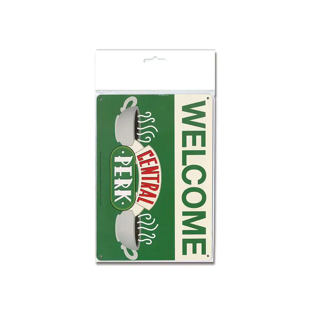 Placă metalică Friends Central Perk Welcome 15 x 21 cm poza produsului