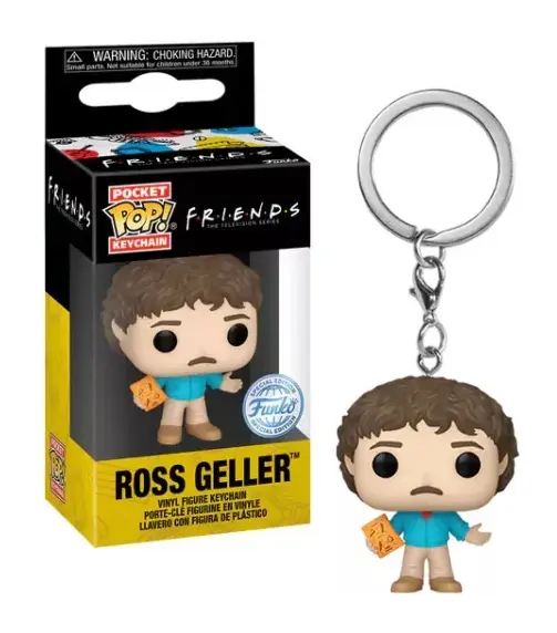 Breloc de buzunar POP Friends Ross Geller Exclusive poza produsului