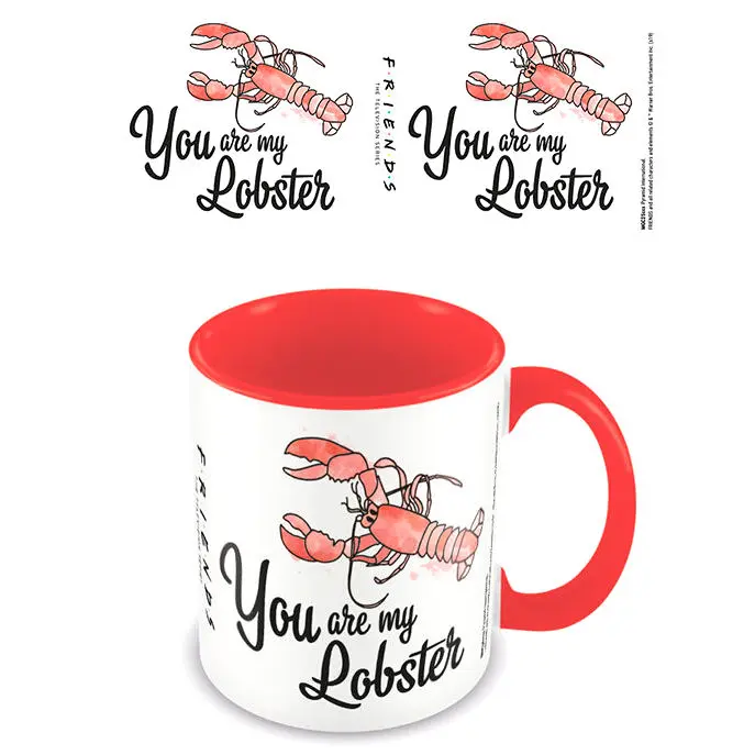 Friends Cană cu interior colorat You are my Lobster poza produsului